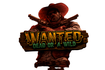 Wanted Dead or a Wild Hacksaw Gaming Laukinio Vakarų tematikos sloto žaidimas su 96,38% RTP